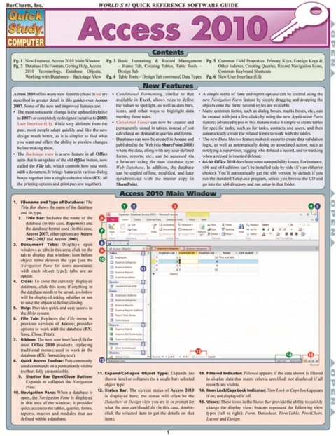 Access 2010 -  Inc. BarCharts