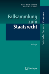 Fallsammlung zum Staatsrecht - Brinktrine, Ralf; Sarcevic, Edin