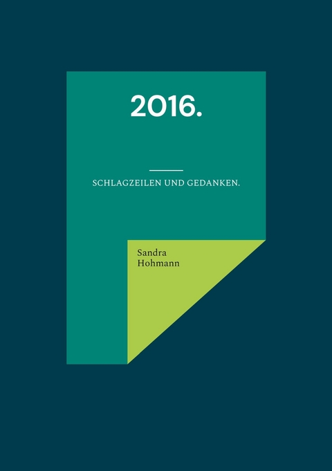 2016. - Sandra Hohmann