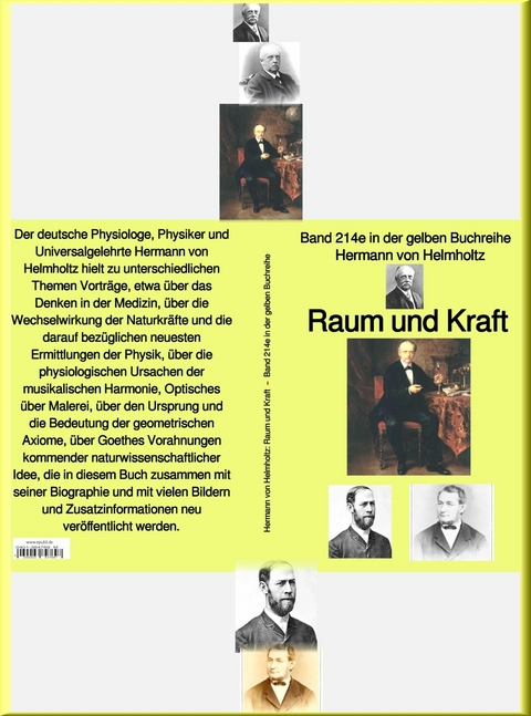 Raum und Kraft  – Teil 2 –  Band 214e in der gelben Buchreihe – bei Jürgen Ruszkowski - Hermann von Helmholtz