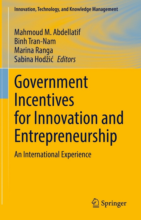 Government Incentives for Innovation and Entrepreneurship - 