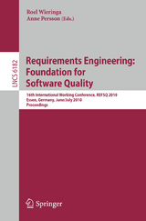 Requirements Engineering: Foundation for Software Quality - 