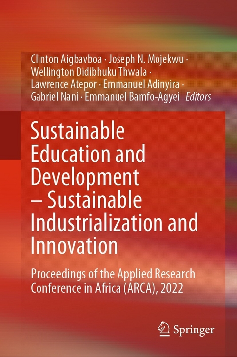 Sustainable Education and Development – Sustainable Industrialization and Innovation - 