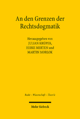 An den Grenzen der Rechtsdogmatik - 