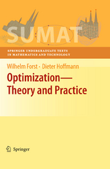 Optimization—Theory and Practice - Wilhelm Forst, Dieter Hoffmann