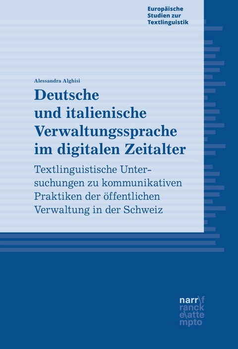 Deutsche und italienische Verwaltungssprache im digitalen Zeitalter - Alessandra Alghisi