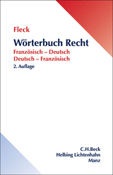 Wörterbuch Recht - Dictionnaire de droit - Fleck, Klaus E. W.