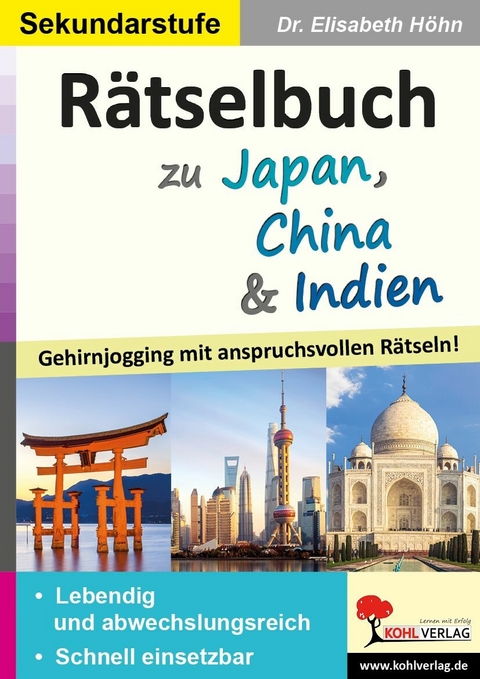 Rätselbuch zu Japan, China und Indien -  Elisabeth Höhn