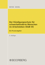 Kündigungsschutz für schwerbehinderte Menschen SGB IX - Beyer, Christoph; Seidel, Rainer