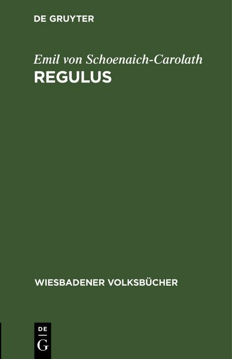 Regulus - Emil Von Schoenaich-Carolath