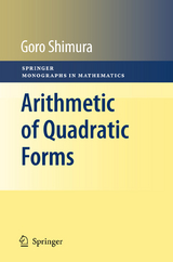 Arithmetic of Quadratic Forms - Goro Shimura