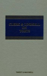 Clerk & Lindsell on Torts - 