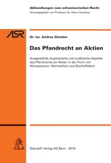 Das Pfandrecht an Aktien - Andrea Zbinden