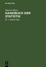 Handbuch der Statistik - Maurice Block