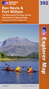 Ben Nevis and Fort William, The Mamores and The Grey Corries, Kinlochleven and Spean Bridge - Ordnance Survey