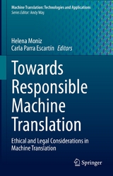 Towards Responsible Machine Translation - 