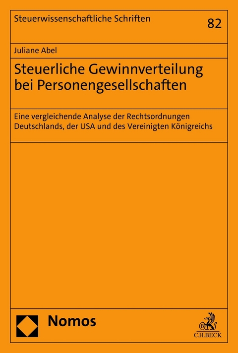 Steuerliche Gewinnverteilung bei Personengesellschaften - Juliane Abel