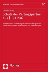 Schutz der Vertragspartner aus § 103 InsO - Elisabeth Hoeg