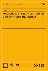 Rekonstruktion des Verbotsirrtums: Die einheitliche Irrtumslehre - He Liu