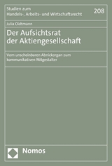 Der Aufsichtsrat der Aktiengesellschaft - Julia Oidtmann