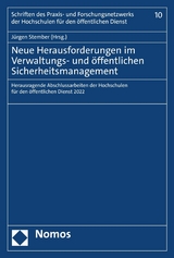 Neue Herausforderungen im Verwaltungs- und öffentlichen Sicherheitsmanagement - 