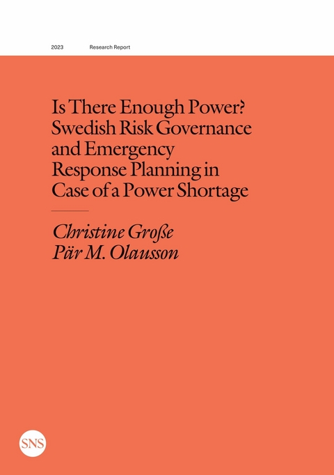 Is There Enough Power? - Christine Große, Pär M. Olausson