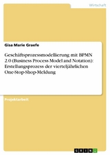 Geschäftsprozessmodellierung mit BPMN 2.0 (Business Process Model and Notation): Erstellungsprozess der vierteljährlichen One-Stop-Shop-Meldung - Gisa Marie Graefe