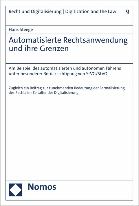 Automatisierte Rechtsanwendung und ihre Grenzen - Hans Steege