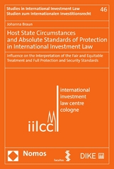 Host State Circumstances and Absolute Standards of Protection in International Investment Law - Johanna Braun