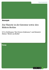 Zur Flanerie in der Literatur sowie den Bildern Berlins