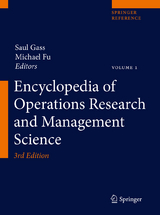 Encyclopedia of Operations Research and Management Science - 