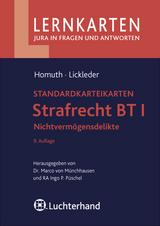 Strafrecht BT I - Nichtvermögensdelikte - Homuth, Andreas; Lickleder, Andreas