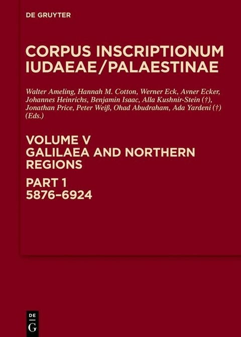 Galilaea and Northern Regions: 5876-6924 - 