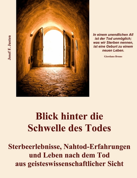 Blick hinter die Schwelle des Todes -  Josef F. Justen