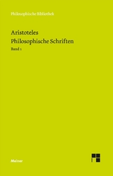 Philosophische Schriften. Band 1 -  Aristoteles