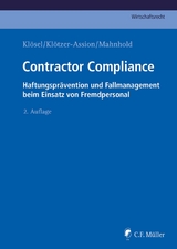 Contractor Compliance - Daniel Klösel, Antje Klötzer-Assion, Thilo Mahnhold, René Matz, Sebastian Reinsch, Sandra Trapp, Sebastian Schulte, Jannis Kamann