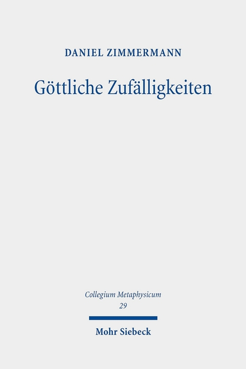 Göttliche Zufälligkeiten -  Daniel Zimmermann