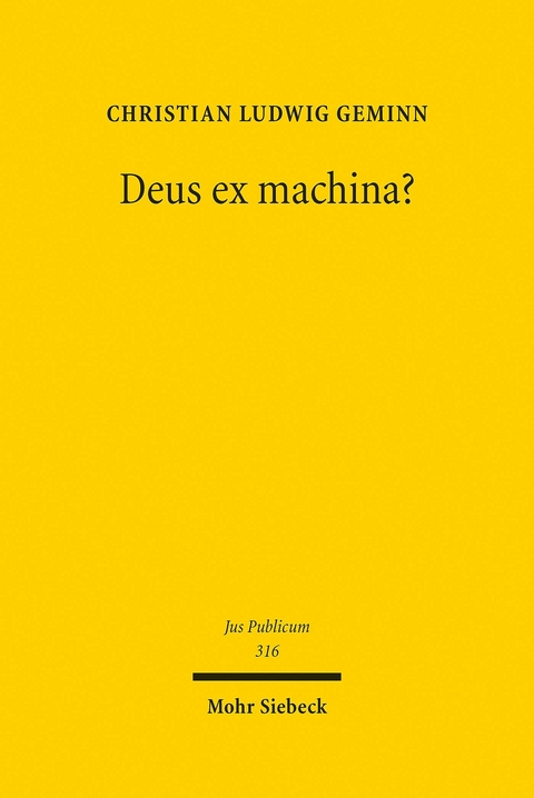 Deus ex machina? -  Christian Ludwig Geminn