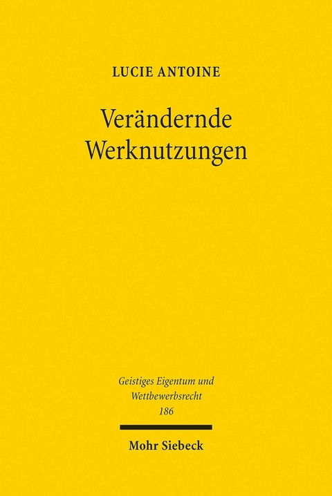 Verändernde Werknutzungen -  Lucie Antoine