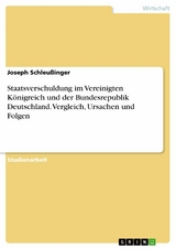 Staatsverschuldung im Vereinigten Königreich und der Bundesrepublik Deutschland. Vergleich, Ursachen und Folgen - Joseph Schleußinger