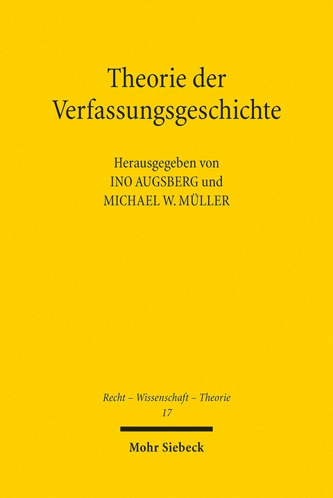 Theorie der Verfassungsgeschichte - 