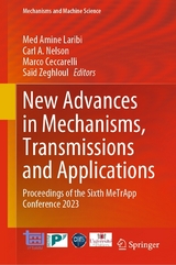 New Advances in Mechanisms, Transmissions and Applications - 