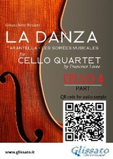 Cello 4 part of "La Danza" tarantella by Rossini for Cello Quartet - Gioacchino Rossini, a cura di Francesco Leone