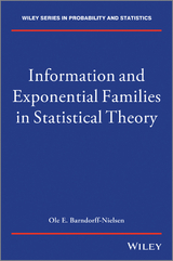 Information and Exponential Families - O. Barndorff-Nielsen