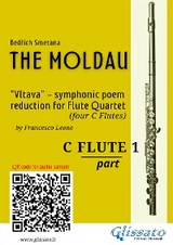 C Flute 1 part of "The Moldau" for Flute Quartet - Bedřich Smetana, a cura di Francesco Leone