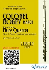 C Flute 1 part of "Colonel Bogey" for Flute Quartet - Kenneth J.Alford, Frederick Joseph Ricketts, a cura di Francesco Leone