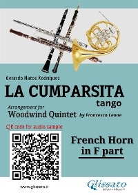 French Horn in F part "La Cumparsita" tango for Woodwind Quintet - Gerardo Matos Rodríguez