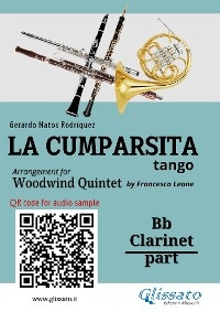 Bb Clarinet part "La Cumparsita" tango for Woodwind Quintet - Rodríguez Gerardo Matos