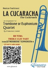 Bb tuba t.c. (instead Trombone 4) part of "La Cucaracha" for Quartet - Mexican Traditional, a cura di Francesco Leone