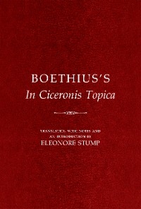 Boethius's "In Ciceronis Topica" -  Boethius